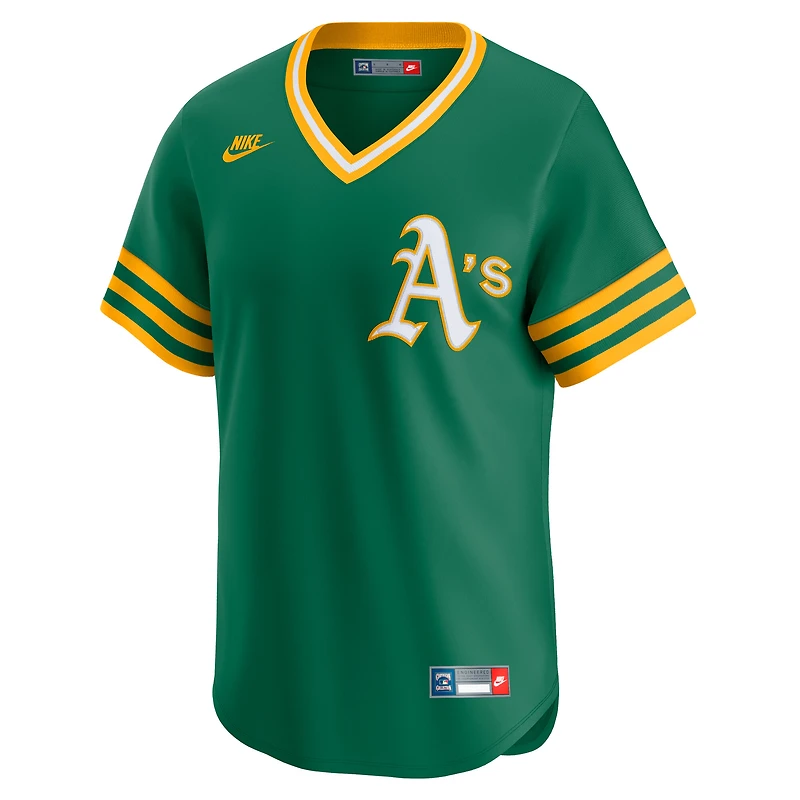 Men's Nike Reggie Jackson Kelly Green Oakland Athletics Cooperstown Collection Limited Jersey