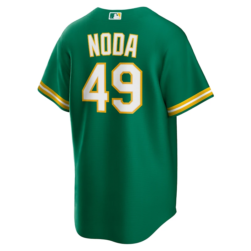 Maillot réplique alternatif vert de Ryan Noda Kelly des Oakland Athletics pour homme Nike