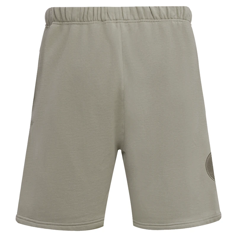 Men's Pro Standard Pewter Athletics Neutral Fleece Shorts