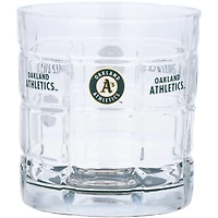 Oakland Athletics 10 oz. Équipe Bottoms Up Squared Rocks Glass