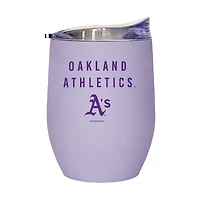 Oakland Athletics 16oz. Lavender Soft Touch Curved Tumbler