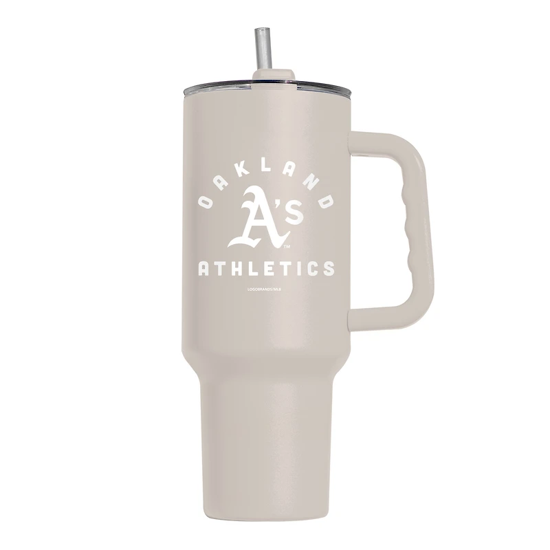 Oakland Athletics 40oz. Sand Soft Touch Tumbler