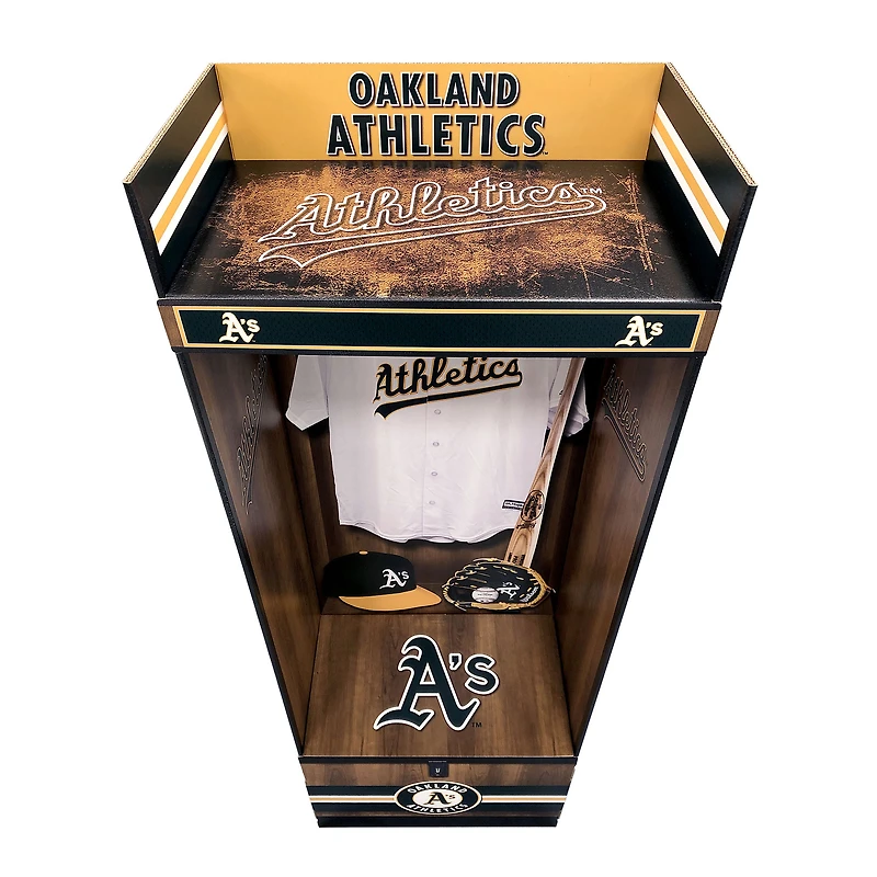 Casier de sport en carton ondulé Oakland Athletics - LockerSource