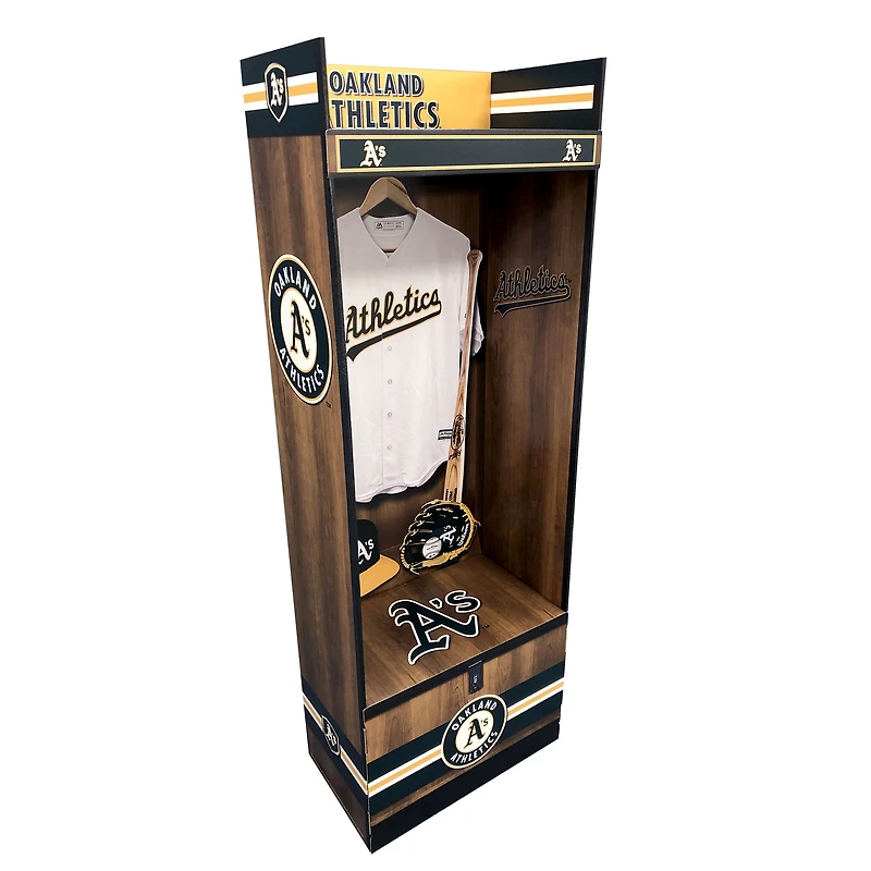 Casier sportif en carton ondulé Oakland Athletics - LockerSource