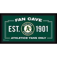 Oakland Athletics Framed 10" x 20" Fan Cave Collage