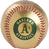 Baseball en cuir doré Rawlings des Athletics d'Oakland
