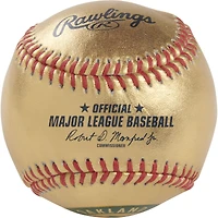 Oakland Athletics Rawlings Gold Leather Baseball