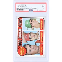 Rollie Fingers Oakland Athletics 1969 Topps #597 PSA Authenticated 5 Rookie Card