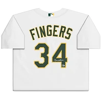 Rollie Fingers Oakland Athletics Autographed White Nike Replica Jersey  