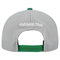 Casquette ajustable unisexe Mitchell & Ness grise Oakland Athletics Basic Coop Pro