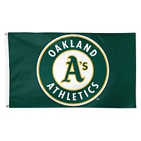WinCraft Oakland Athletics 3' x 5' Drapeau simple face avec logo principal