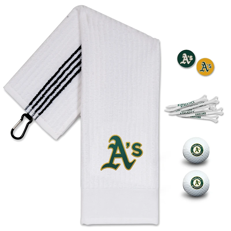 Coffret cadeau de golf WinCraft Oakland Athletics