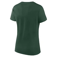 Ensemble de t-shirts supporter des Oakland Athletics vert/or pour femmes Fanatics
