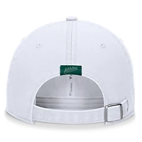 Casquette ajustable ton sur ton blanche Oakland Athletics Fanatics pour femmes