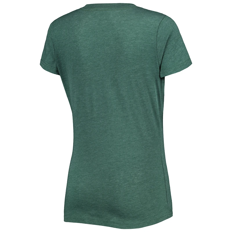 T-shirt col en V G-III 4Her pour femme de Carl Banks, vert, Oakland Athletics Dream Team