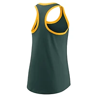 Débardeur Nike Oakland Athletics Tech Tri-Blend vert pour femme