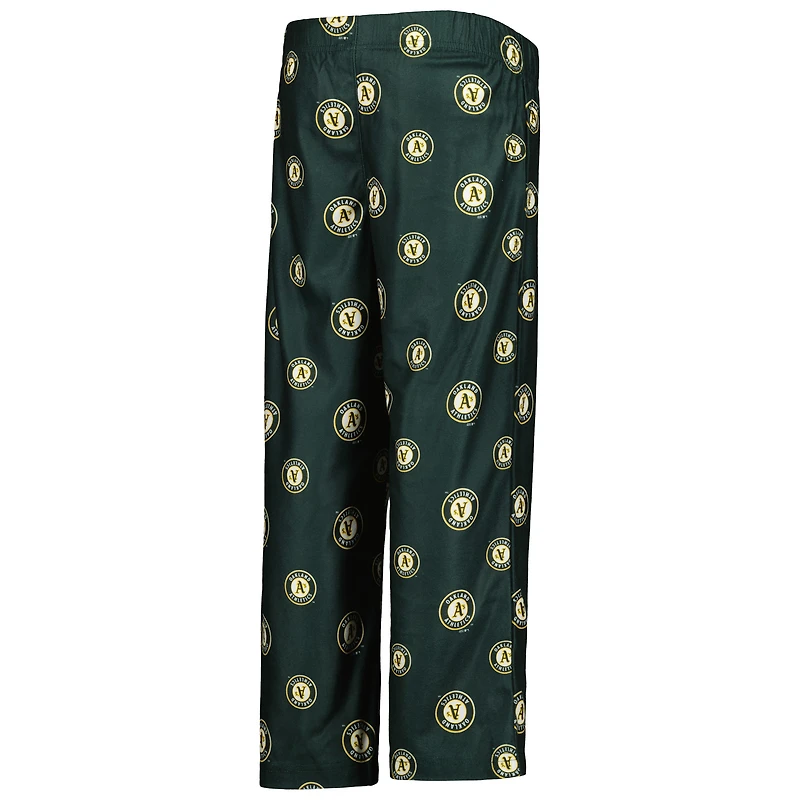 Pantalon vert Oakland Athletics Team Color Logo pour jeune