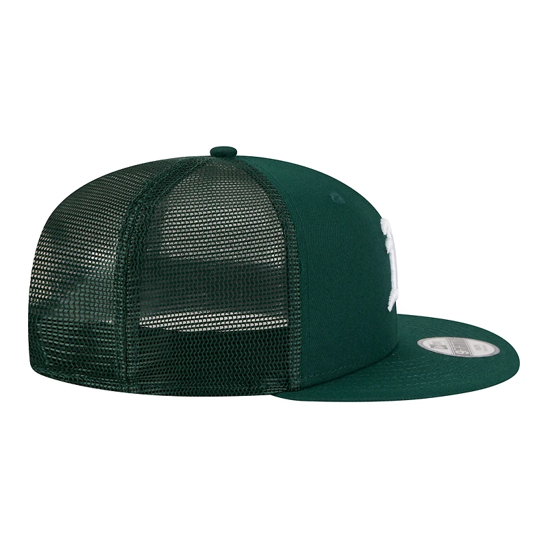 Casquette trucker snapback New Era verte Oakland Athletics 9FIFTY pour jeunes