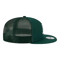Casquette trucker snapback New Era verte Oakland Athletics 9FIFTY pour jeunes