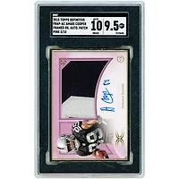 Amari Cooper Oakland Raiders Autographed 2015 Topps Definitive Pink Framed Rookie Dual-Color Relic #FRAP-AC #3/10 SGC Authenticated 9.5/10 Rookie Card