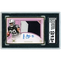 Amari Cooper Oakland Raiders Autographed 2015 Topps Definitive Pink Framed Rookie Dual-Color Relic #FRAP-AC #3/10 SGC Authenticated 9.5/10 Rookie Card