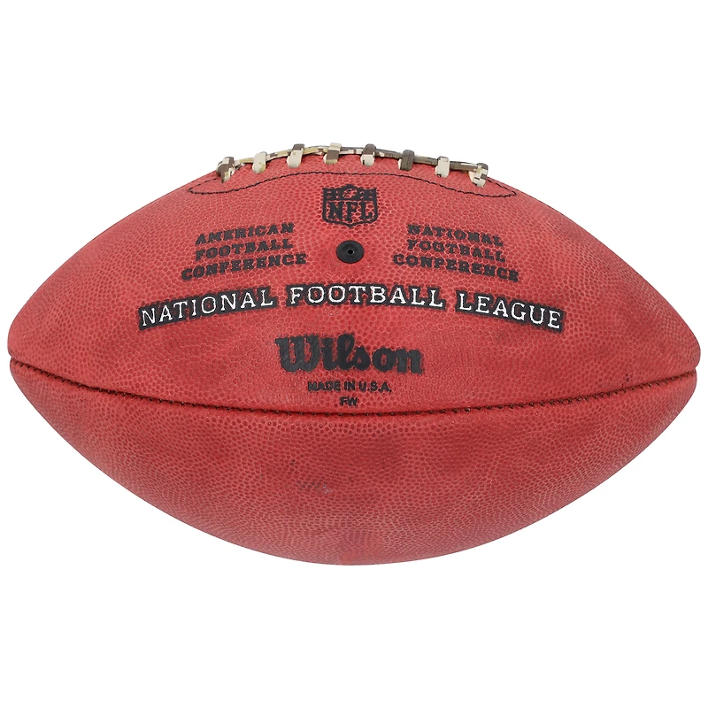 Ballon de football Duke Showcase autographié par Charles Woodson des Green Bay Packers