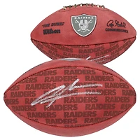 Ballon de football Duke Showcase autographié par Charles Woodson des Green Bay Packers