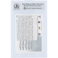 Carte de recrue autographiée de Charles Woodson (Oakland Raiders) de 1998, Pinnacle Score n° 236, authentifiée Beckett Fanatics Witnessed (9/10).