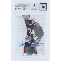 Charles Woodson Oakland Raiders Autographed 1998 Skybox E-X 2001 #58 Beckett Fanatics Witnessed Authenticated / Rookie Card