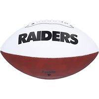 Charles Woodson Oakland Raiders Ballon de football à panneau blanc Franklin dédicacé