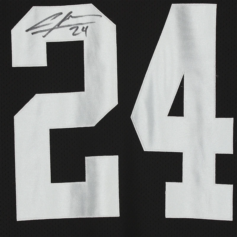 Charles Woodson Oakland Raiders Autographed Mitchell & Ness Black Authentic Throwback Jersey