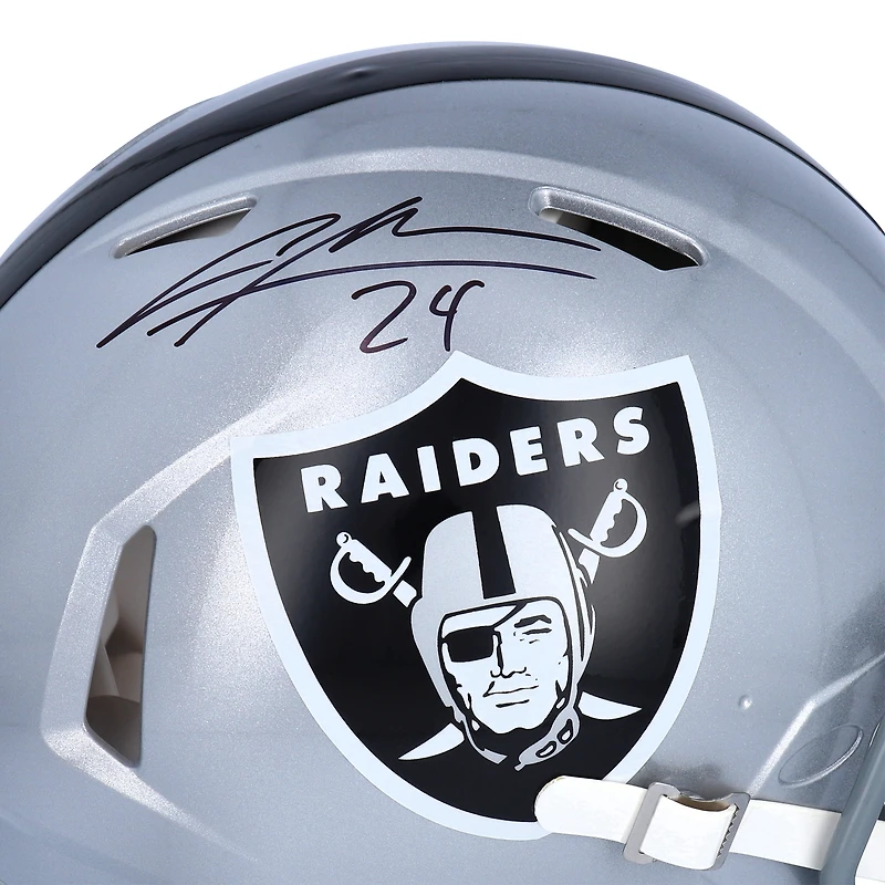 Charles Woodson Oakland Raiders Autographed Riddell Speed Logo Authentic Helmet