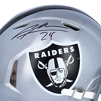 Charles Woodson Oakland Raiders Autographed Riddell Speed Logo Authentic Helmet