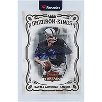 Daryle Lamonica Oakland Raiders Autographed 2010 Panini Threads Gridiron Kings #9 #4/50 Card
