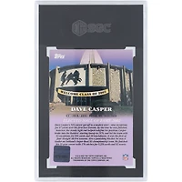 Dave Casper Oakland Raiders Autographed 2002 Topps Hall Of Fame #NNO SGC Authenticated 9.5 Card with "HOF 02" Inscription