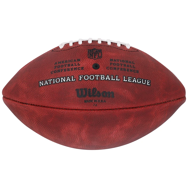 Howie Long Oakland Raiders Autographed Duke Full Color Football with "HOF/00" Inscription