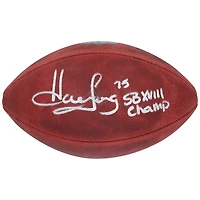 Howie Long Oakland Raiders Autographed Duke Full Color Football with "SB XVIII Champ" Inscription