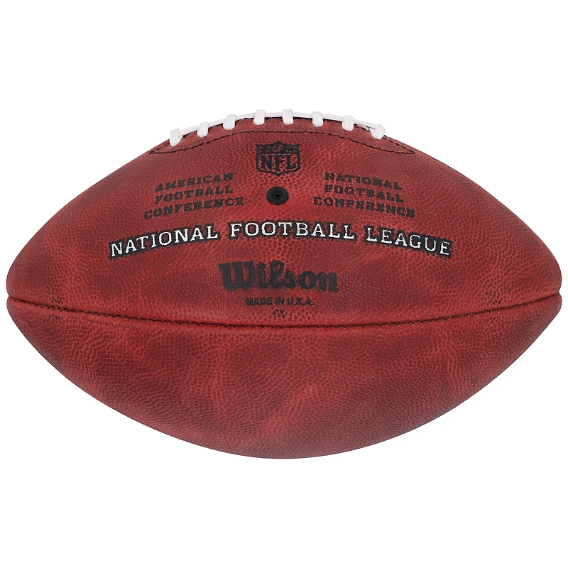 Howie Long Oakland Raiders Autographed Duke Full Color Football with "SB XVIII Champ" Inscription