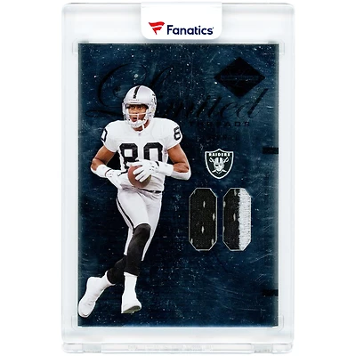 Jerry Rice Oakland Raiders 2005 Donruss Playoff Leaf Limited Threads Relic #LT-41 #45/50 Card