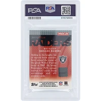 Jerry Rice Oakland Raiders Autographié 2003 Topps Pristine Mini #PMA-JR PSA Authentifié 8/Auto Auth Card
