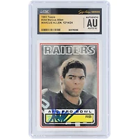 Marcus Allen Oakland Raiders Autographed 1983 Topps #294 CGC Fanatics Witnessed Authenticated Auto 10 Rookie Card 