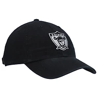 Men's '47 Black Oakland Raiders Gridiron Classics Clean Up Adjustable Hat