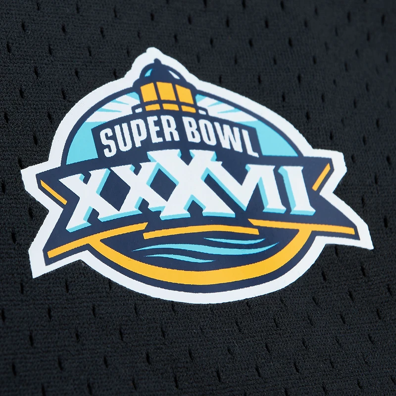 Men's Mitchell & Ness Charles Woodson Black Oakland Raiders Retired Player Name Number Mesh Top