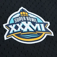 Men's Mitchell & Ness Charles Woodson Black Oakland Raiders Retired Player Name Number Mesh Top