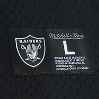 Haut en maille noir pour homme avec nom et numéro de joueur retraité des Oakland Raiders Mitchell & Ness Charles Woodson