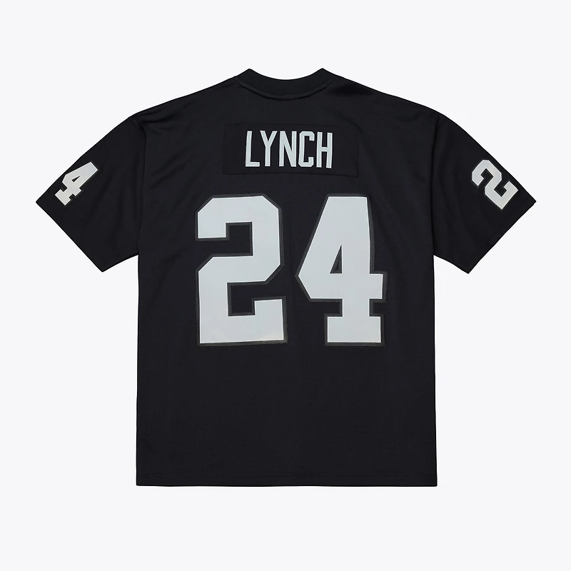 Men's Mitchell & Ness Marshawn Lynch Black Oakland Raiders Legacy Replica Jersey