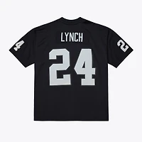 Men's Mitchell & Ness Marshawn Lynch Black Oakland Raiders Legacy Replica Jersey