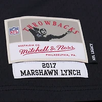 Men's Mitchell & Ness Marshawn Lynch Black Oakland Raiders Legacy Replica Jersey