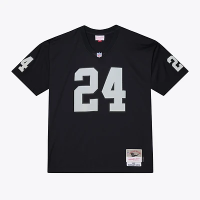 Men's Mitchell & Ness Marshawn Lynch Black Oakland Raiders Legacy Replica Jersey