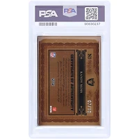 Randy Moss Oakland Raiders 2006 Playoff National Treasures GU Reebok Relic #56 #7/10 PSA Authenticated 6 Card